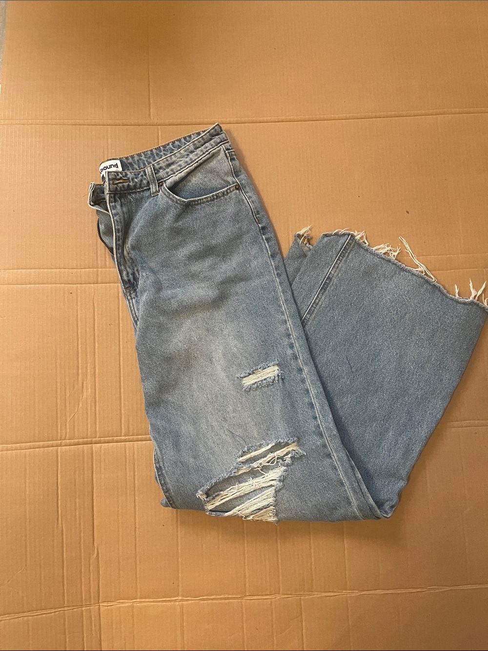 abound distressed jeans